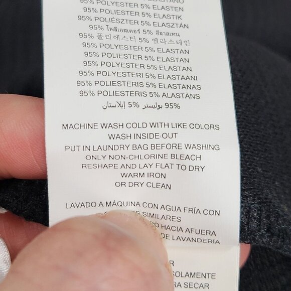 Michael Kors Dress Womens Medium Black Sheath Ribbed Knit Classic Career NEW - Picture 10 of 12